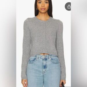 House of Harlow 1960 Merino Wool Cropped Cardigan. Ladies L